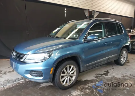 2017 Volkswagen Tiguan 2.0T Wolfsburg Edition from USA, damaged, VIN WVGRV7AX8HW500554